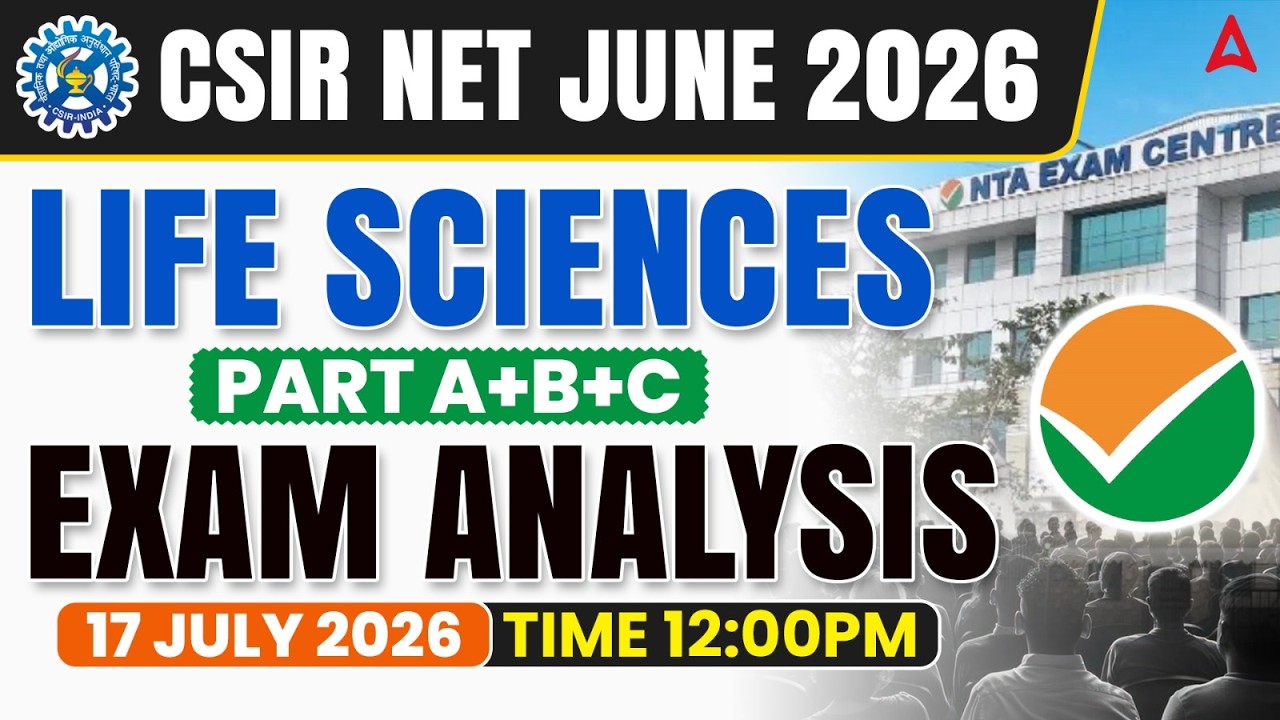 CSIR NET Life Science Exam Analysis 2026 | CSIR NET Life Science Paper Analysis 2026 | CSIR NET 2026