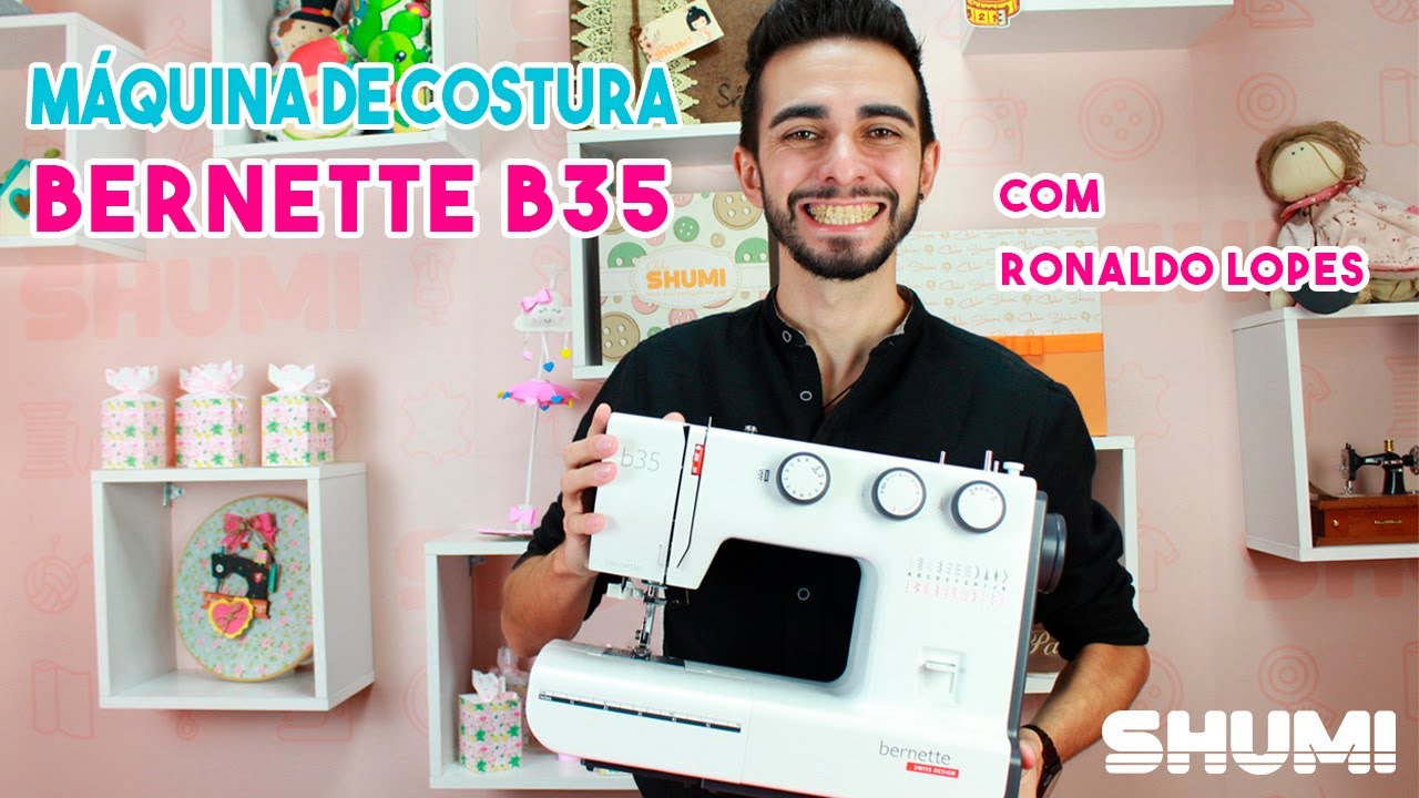 Conheça a máquina de costura BERNETTE B35.