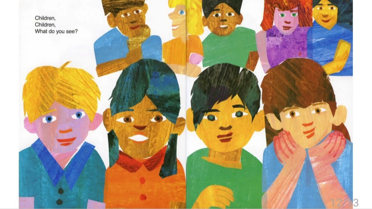 Mum's library - brown bear brown bear what do you see? #english #reading #learnenglish  