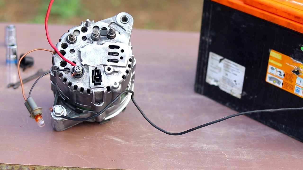 How To Connection Car Alternator | Lucas Tvs  Car Alternator wiring | How to Wiring 2 Pin Alternator