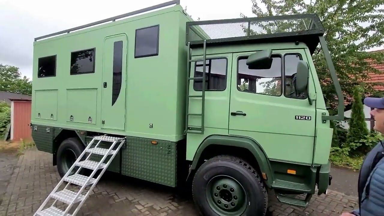 MB 1120 mit 4 x 4 + H-Kennzeichen, neuem Aufbau und viel Ausstattung zu verkaufen! | #campertobi