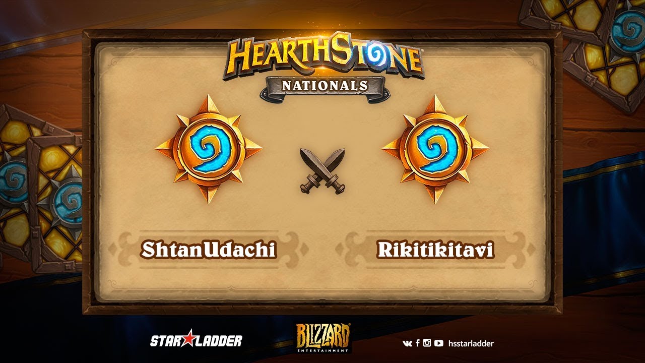ShtanUdachi vs Rikitikitavi, 1/4, Hearthstone Nationals 2018 – Russia