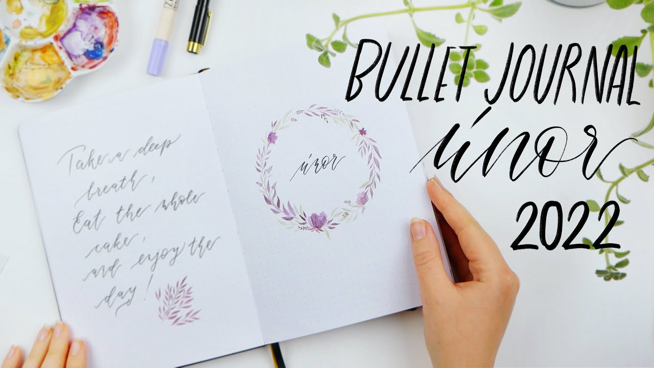 Bullet Journal česky: Únor 2022 | Míša v šálku