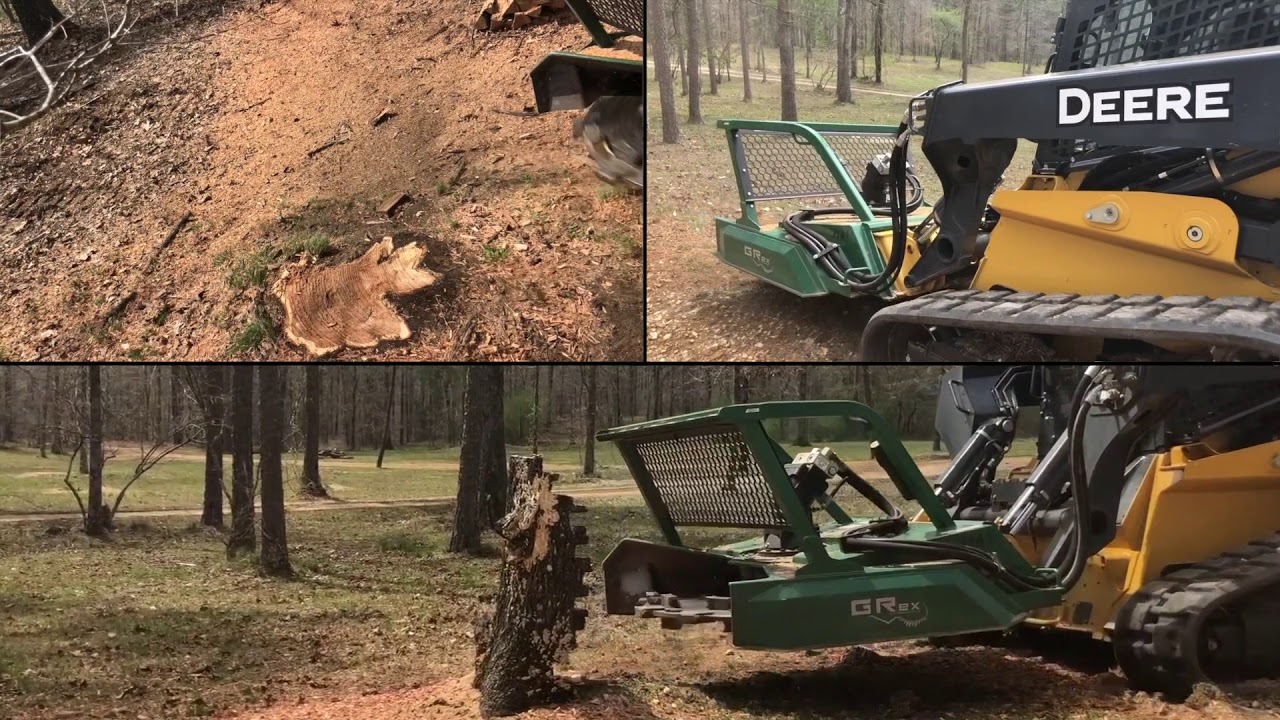 GRex Disc Mulcher: Stumps