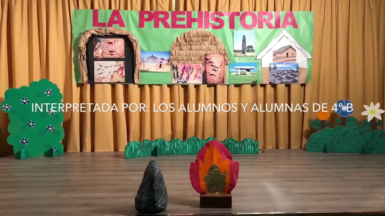 Teatro de La Prehistoria - 4ºB 2019 CEP Antonio de Ulloa de Cartagena