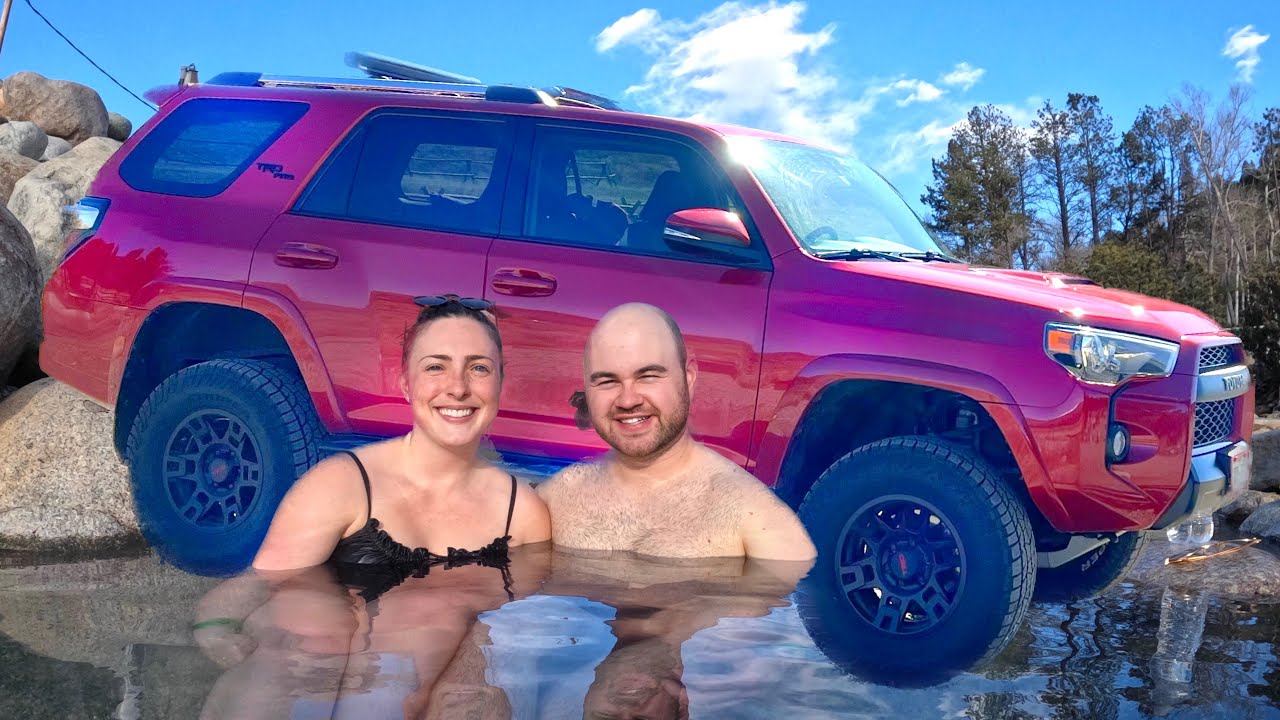 Winter Car Camping in Colorado | Creekside Hot Springs