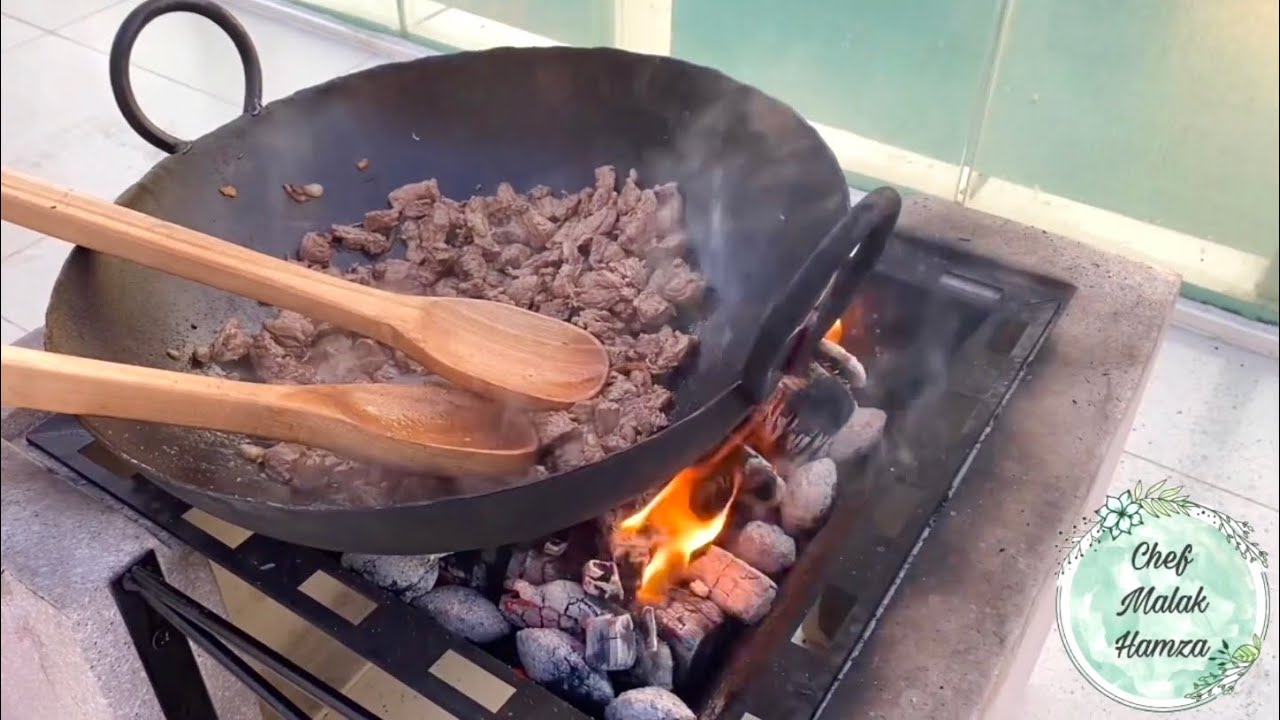 فيديو جديد بجديد رح يعجبكم 😍 صاجيه اللحم على الفحم الشهييية