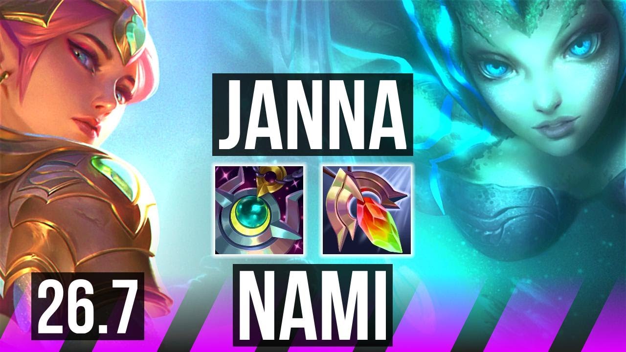JANNA & Jinx vs NAMI & Kai'Sa (SUP) | EUNE Master | 26.7