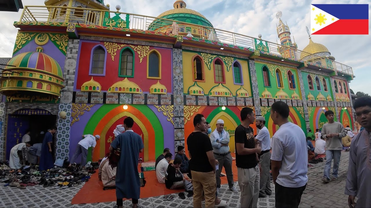Eid in the Philippines part 1. Most colourful mosque in the world?
