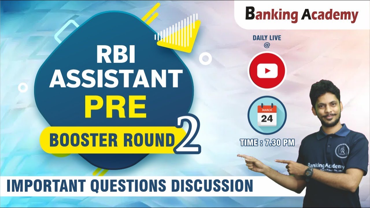 RBI ASSISTANT PRE  l Important Questions Discussion l Booster Round [Day-2] l By Abhay Shah l #175
