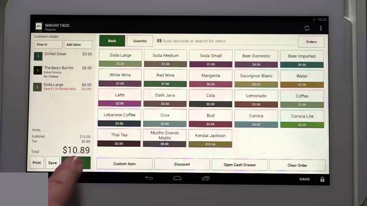 Clover POS Station - Process a Transaction From Start to Finish