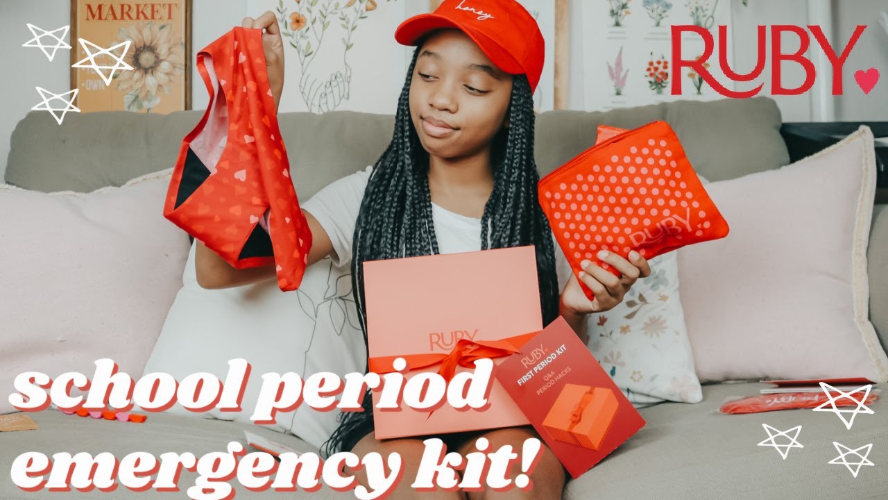 PERIOD EMERGENCY KIT FOR SCHOOL BY RUBY LOVE | just jordyn