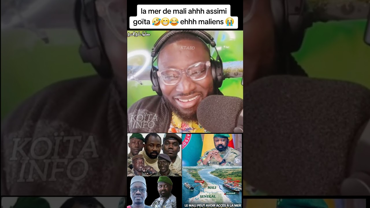 Le mali aura un accès à La mer❓️😂 de mali assimi goïta dante s'exprime vs transition 