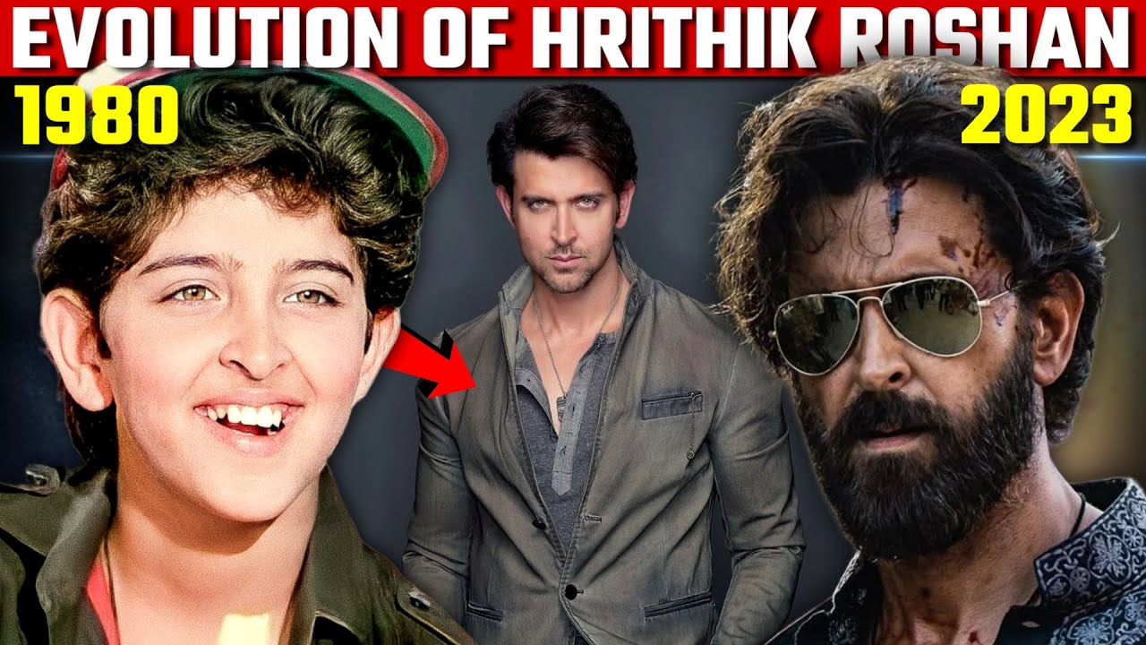 Evolution of Hrithik Roshan (1980-2024) • From 