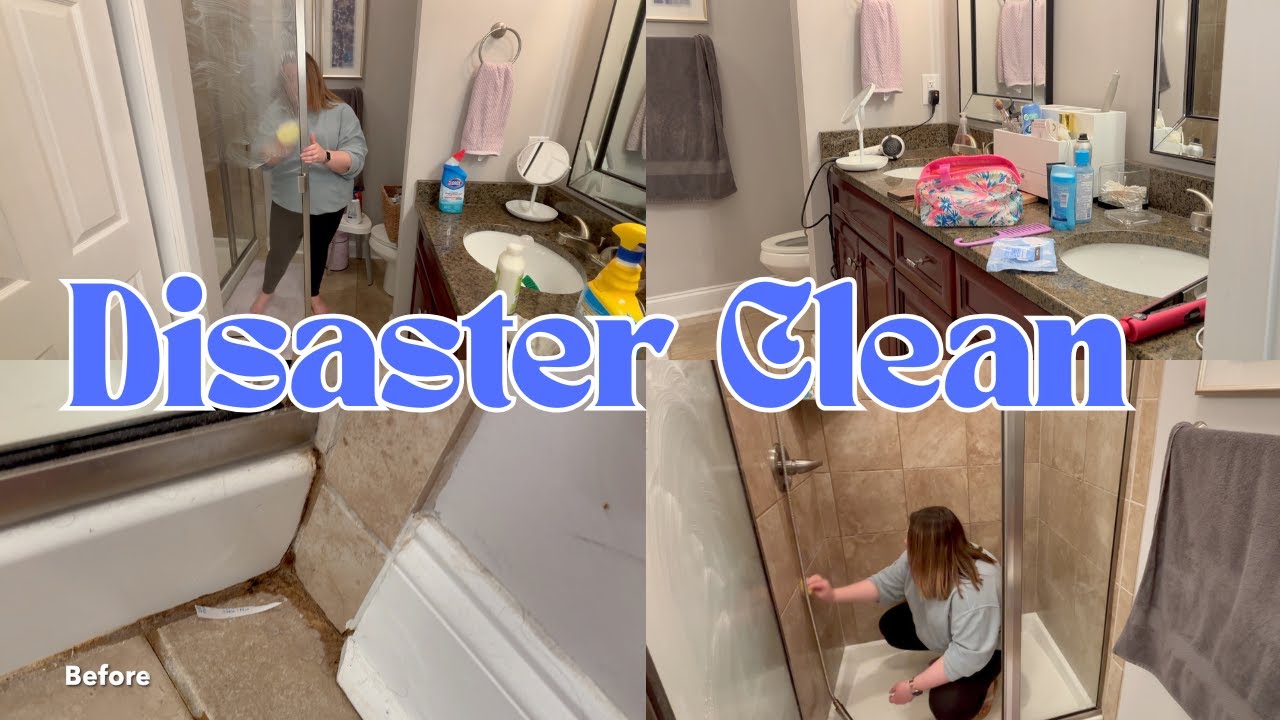Total Disaster to Dream Clean | Realistic Bathroom Clean With Me