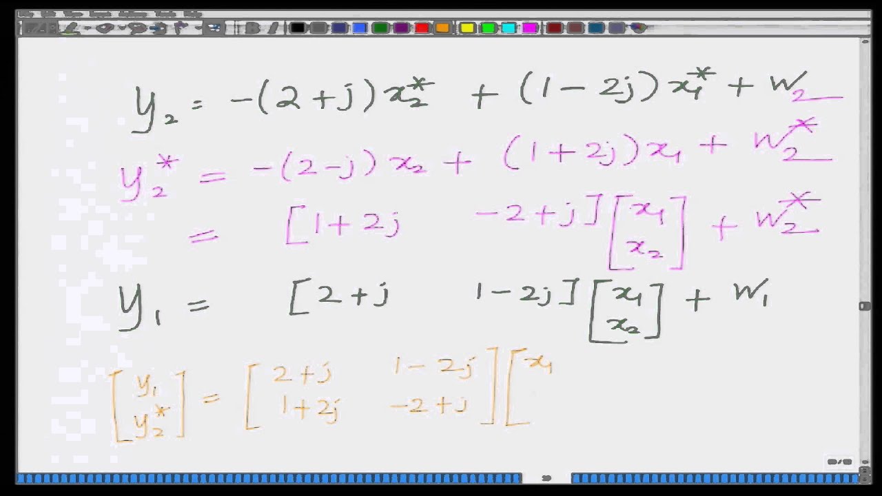 Lecture 40: BER of Alamouti Coded System