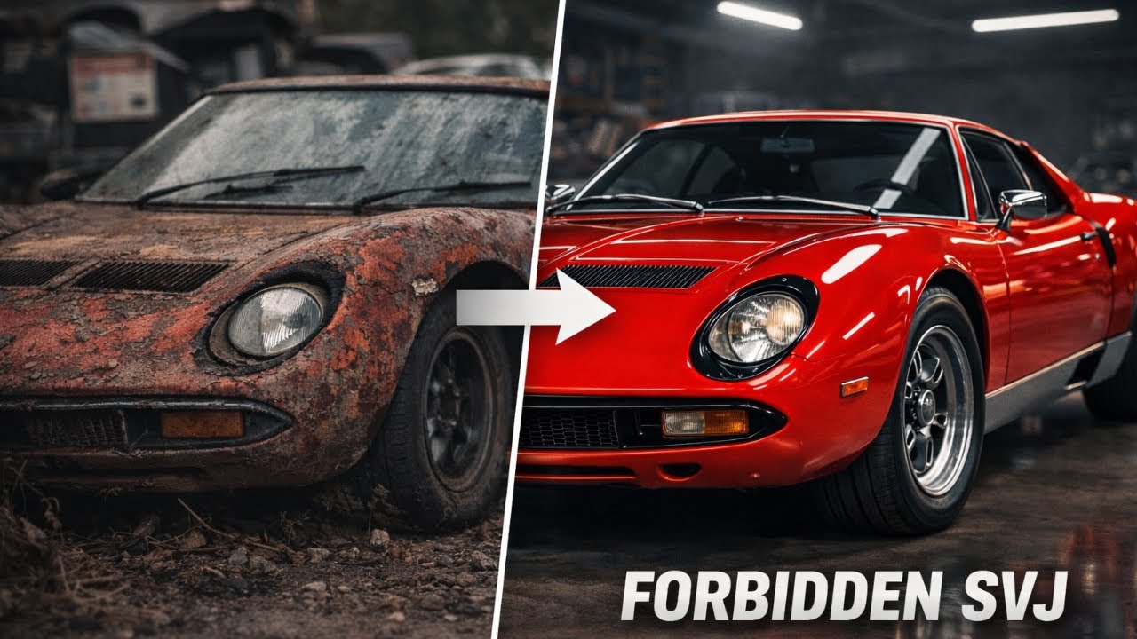 When Silence Restores a $20M Lamborghini#automobile #explore #foryou #carrestoration