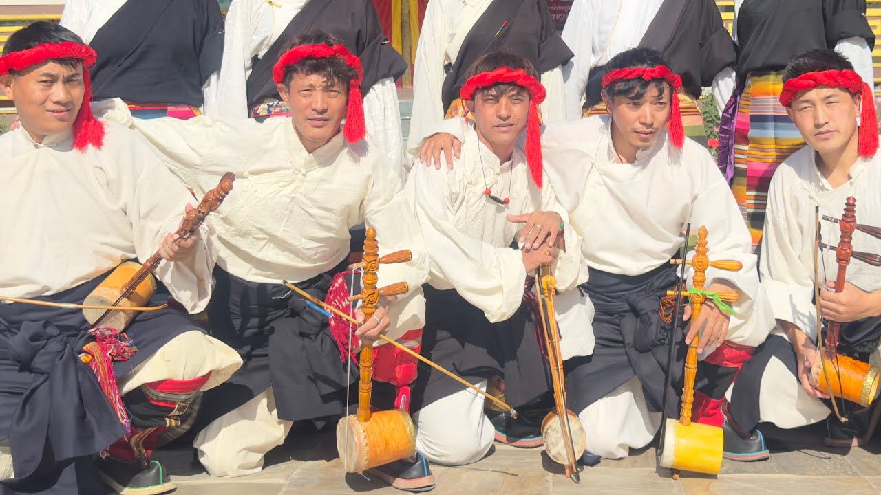 བལ་ཡུལ་ཀཋ་མན་གྲུ་བྲོ་ར་ཁྲ་མོ། Kathmandu Dora tramo #tibet #tibetan #himalaya #tibetandance