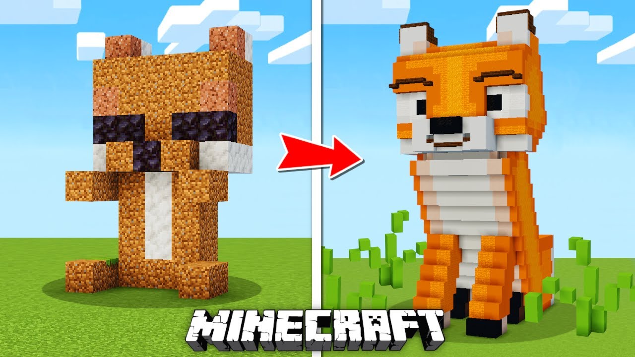 Poprosiłem 10 LOSOWYCH OS&Oacute;B aby zbudowali ZWIERZĘTA w MINECRAFT!