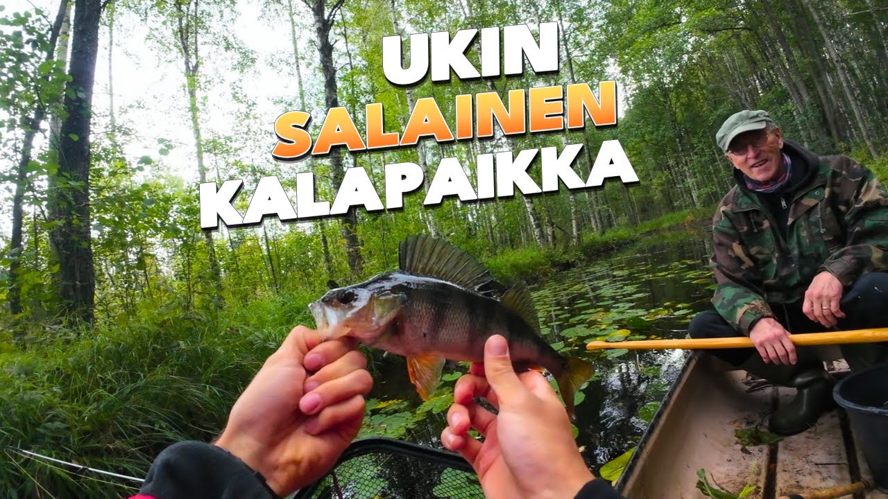 Kalastusretki Kanootilla Pienell&auml; Joella - Ukin Salainen Kalapaikka