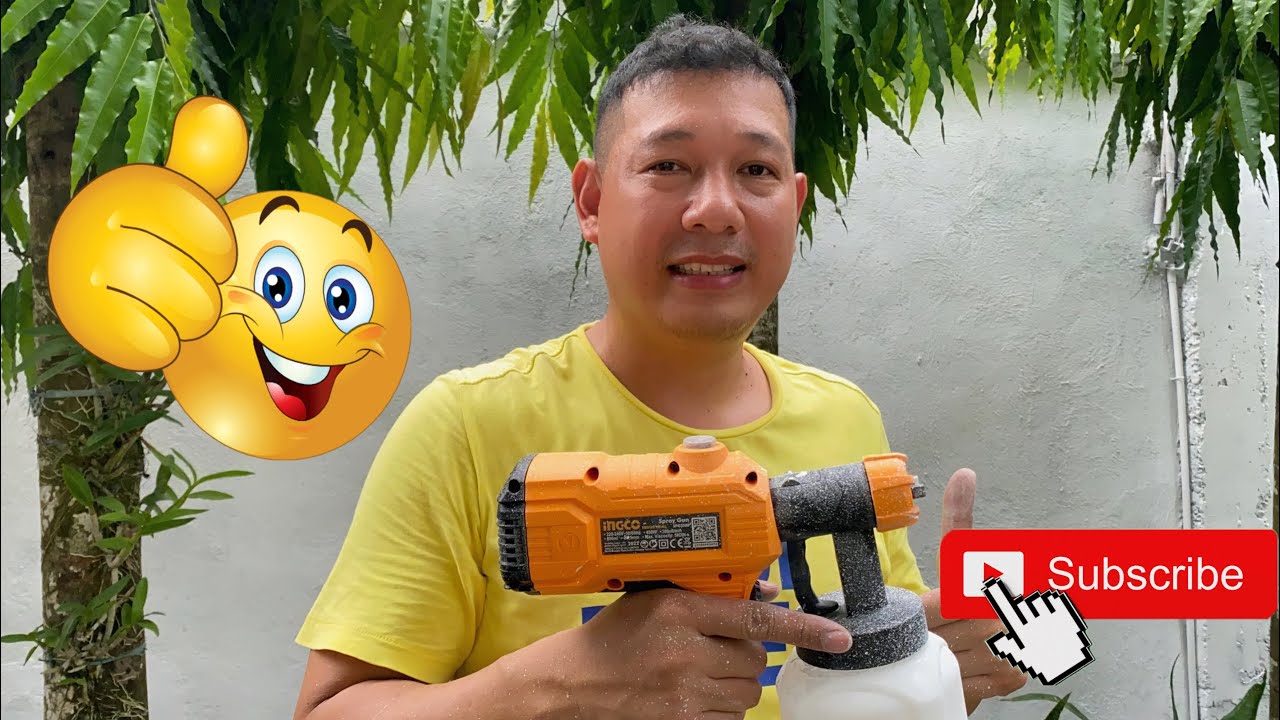 UNBOXING INGCO ELECTRIC SPRAY GUN | BOBBY DRAPIZA