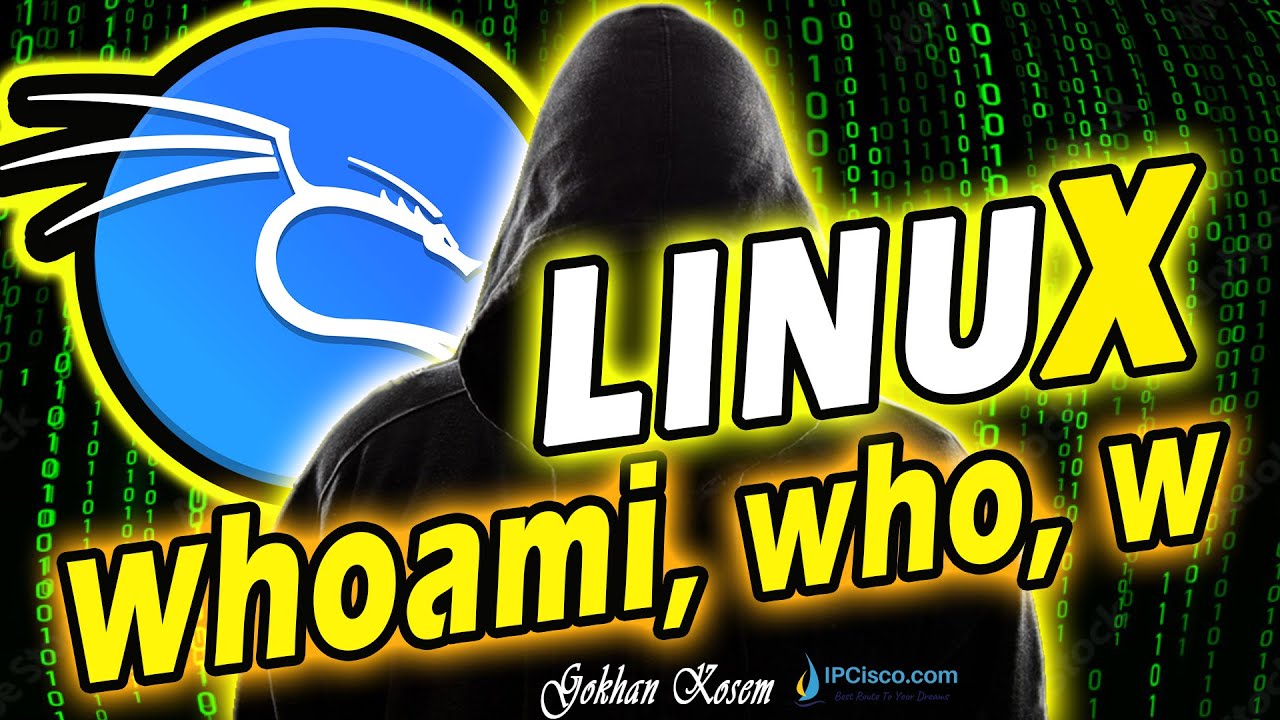 Linux whoami, sho, w commands | Kali Linux Lessons