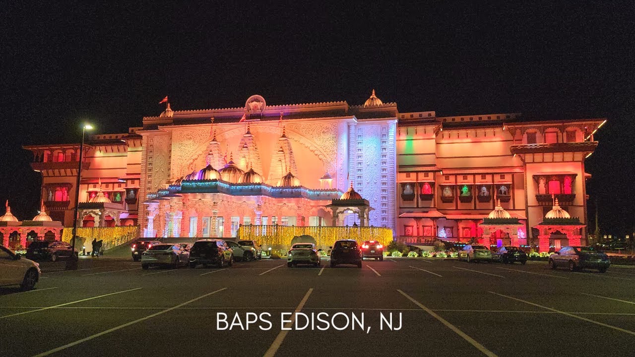BAPS Shri Swaminarayan Mandir Edison, NJ, USA | Diwali & Annakut Celebration 2022