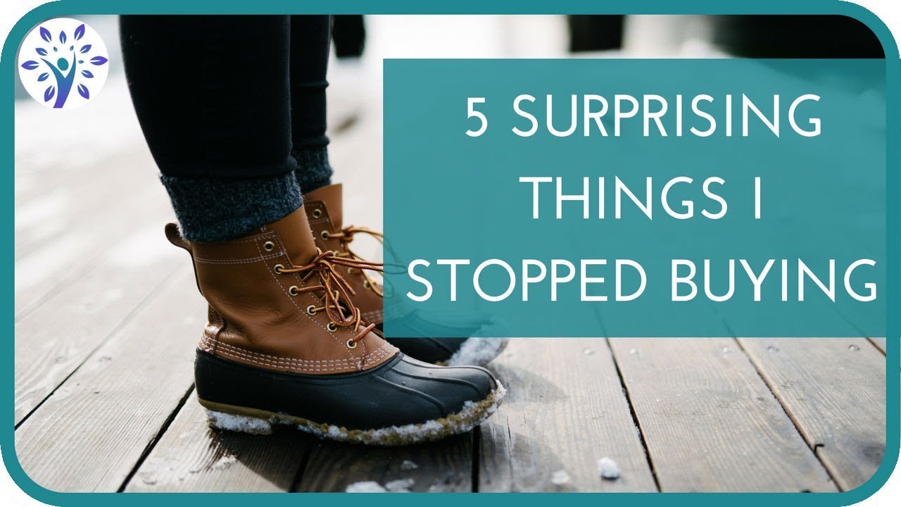 5 SURPRISING THINGS I STOPPED BUYING | Minimalist Shopping