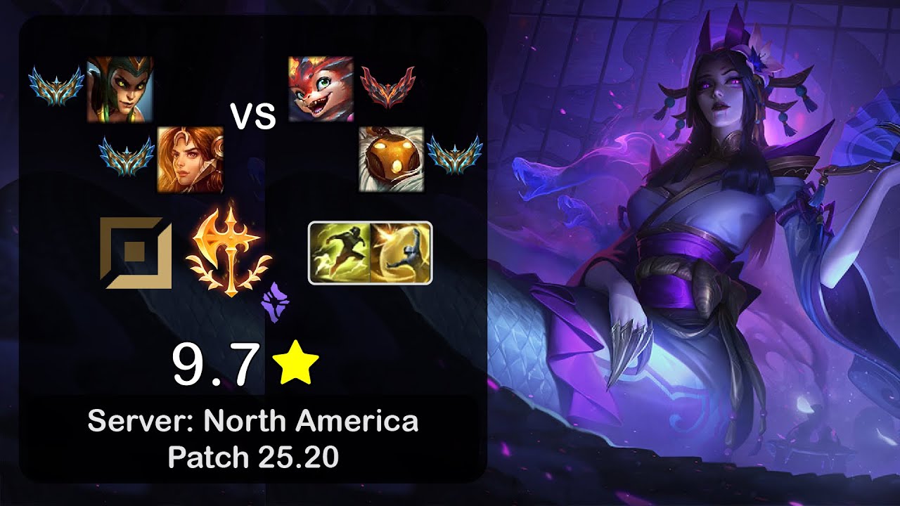 Cassiopeia APC + Leona vs Smolder + Bard - NA Challenger - Patch 25.20