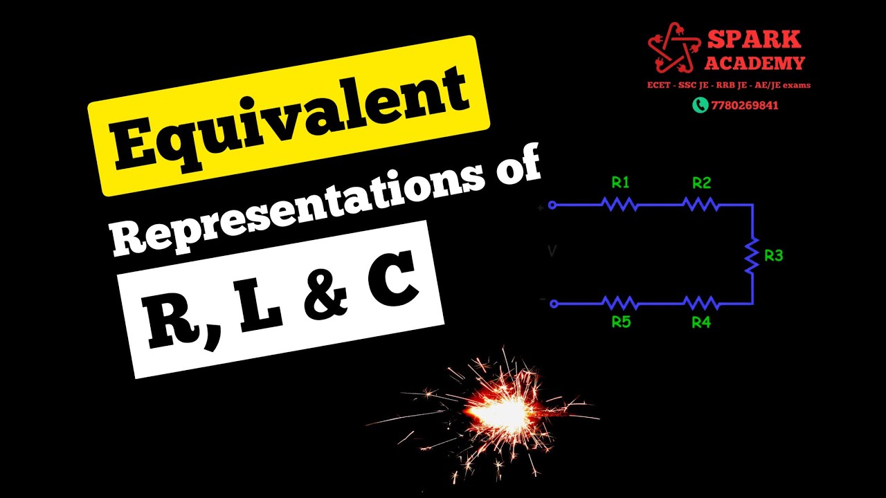 Equivalent Representations of R, L and C | #apecet #tsecet #apecet2024 #tsecet2024 #sscje2023