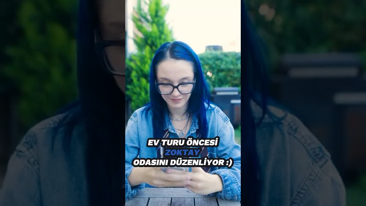 Zoktay 💙 Ev Vlogu &Ouml;ncesi Odasını D&uuml;zenliyor 🧺✨ #manifest #manifam #shorts #zoktay