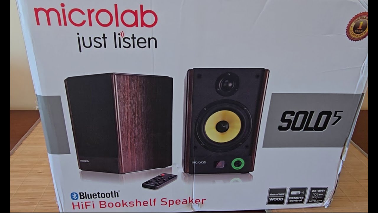 Microlab Solo 5 2025 активная акустическая система Обзор распаковка тест