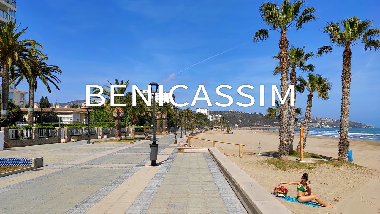 Benicassim Spain 🇪🇸 Walking Tour | Best of Valencian Region 4K