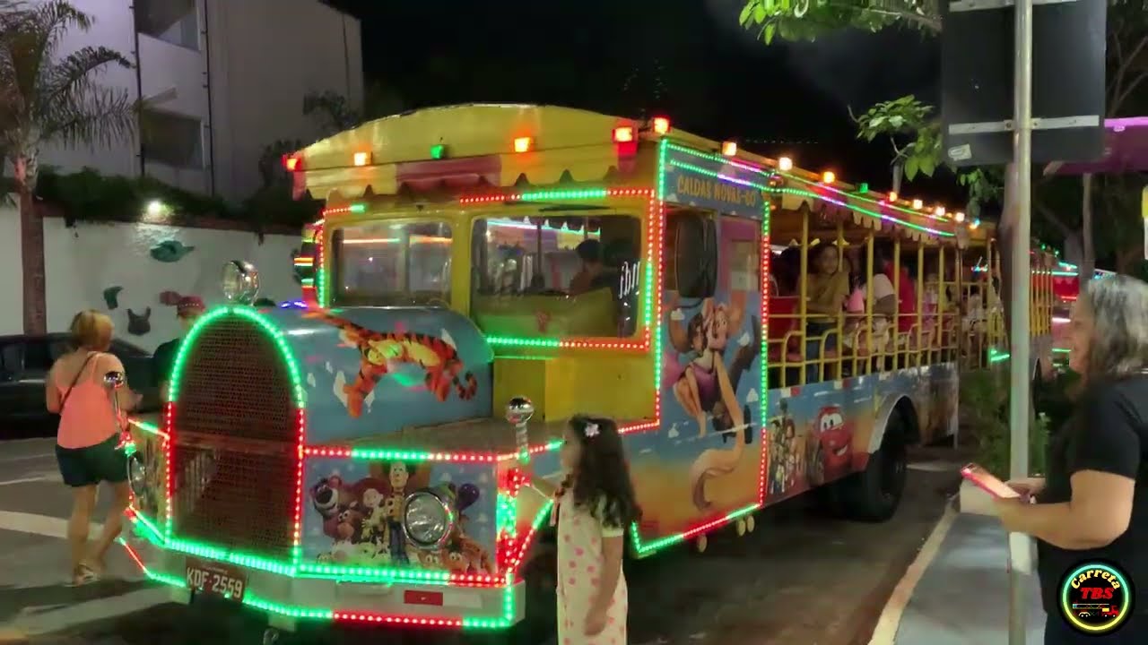 Fui em Caldas Novas-GO e me Impressionei com a Quantidade de Trenzinhos da Alegria.