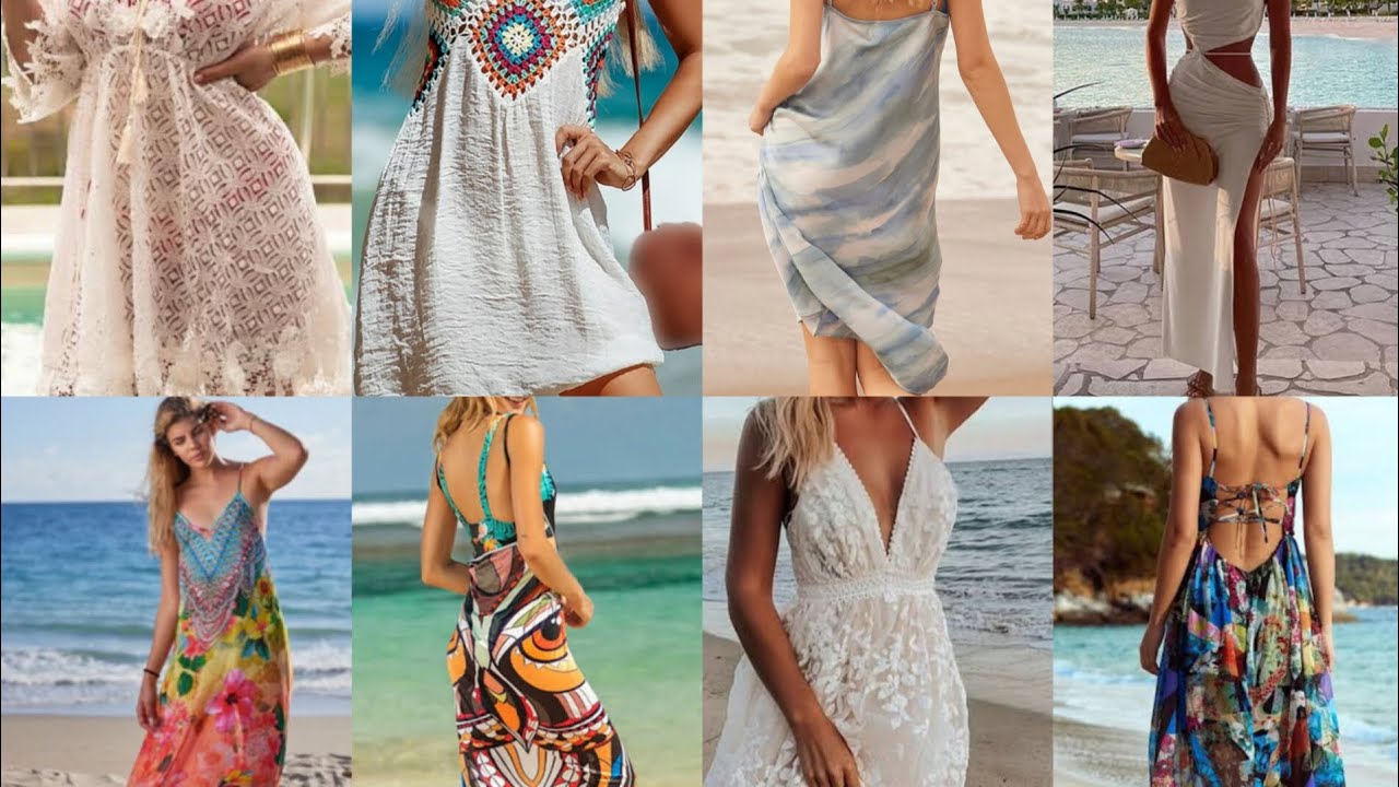 Beach dresses | Outfits for a pool party or beach 