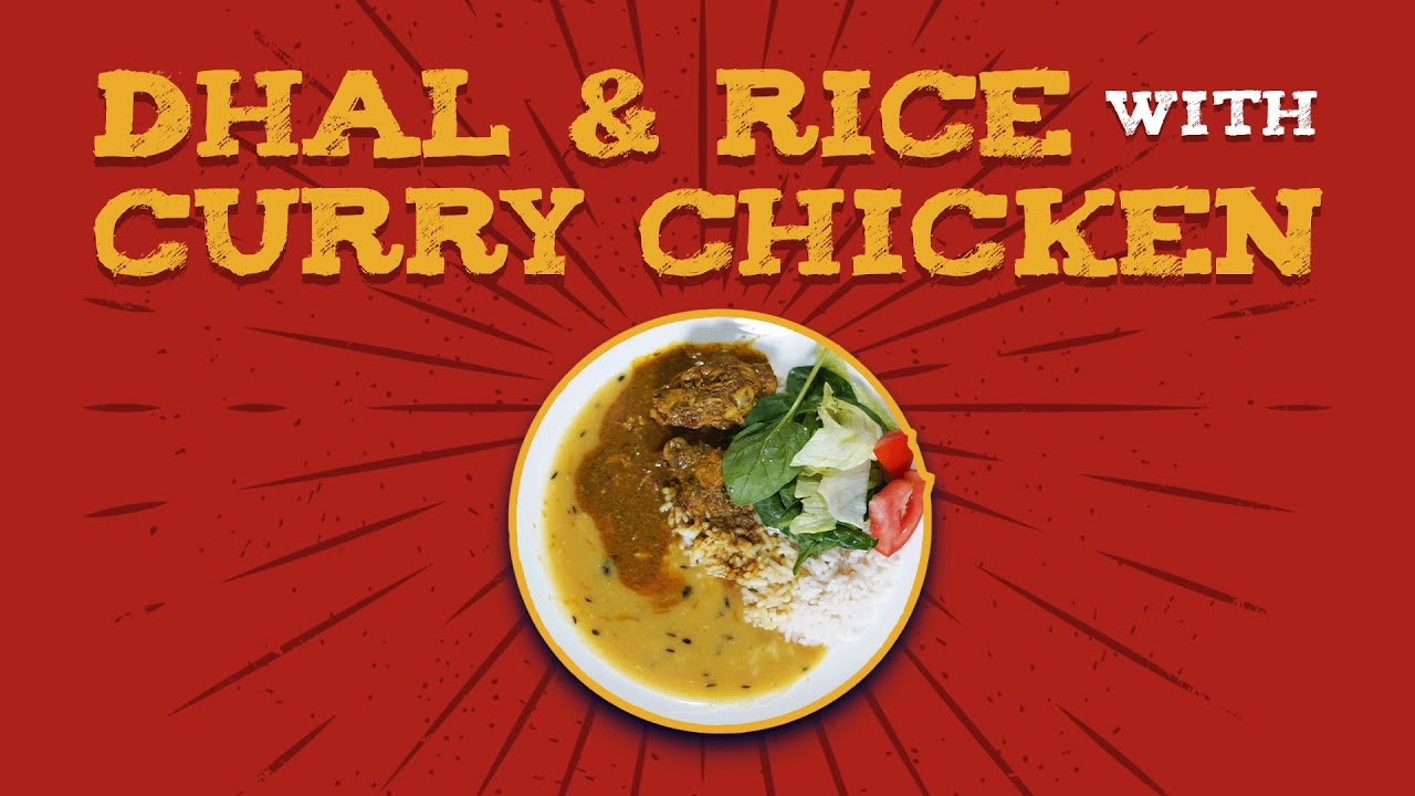 Dhal & Rice with Curry Chicken | Ted's Trini Kitchen | S1E8