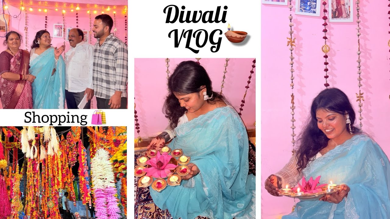 Diwali VLOG 🪔 | Shopping 🛍️ | Fireworks 🎉 | Wholesome Vlog with Family ❤️ #diwali #vlog #vlogs #fy 