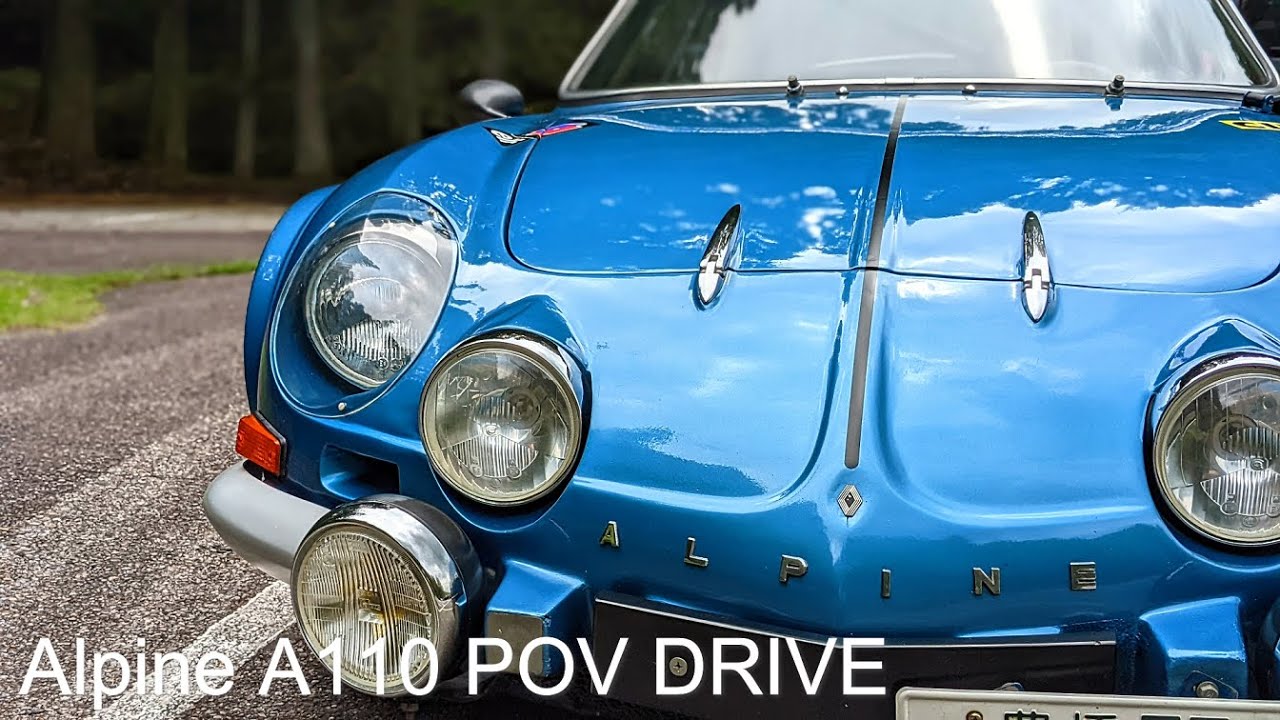 【Alpine A110】8月の灼熱の中Alpine A110でドライブ。
