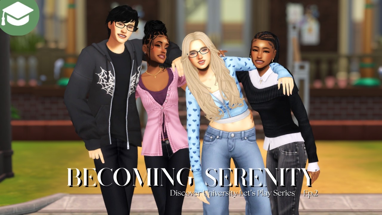Starting Our Classes 🌸✝️ | Becoming Serenity ep.2 | Discover University Let's Play