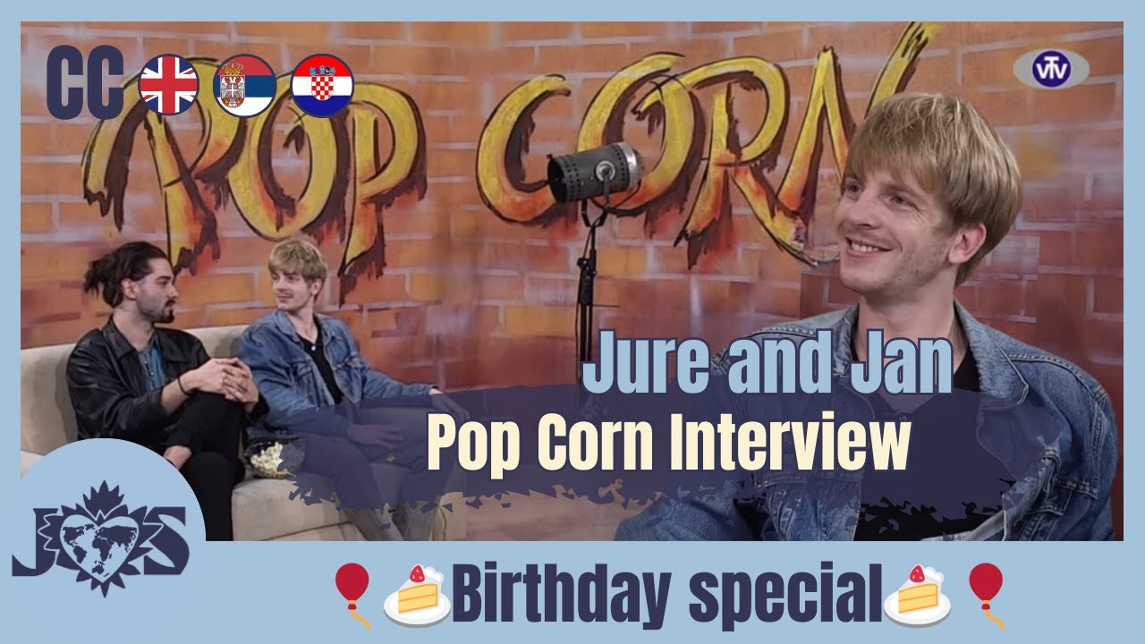 [CC] 🎈Bday Special🍰 Jan and Jure - Pop Corn Interview (26.10.2022)
