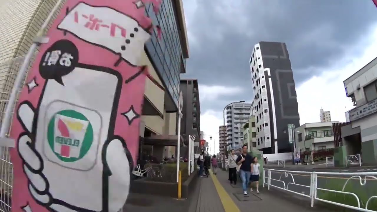 自転車さんぽ513「府中街道」（小平市・上水本町→小川町→野口橋→東村山駅東口→久米川町五丁目）