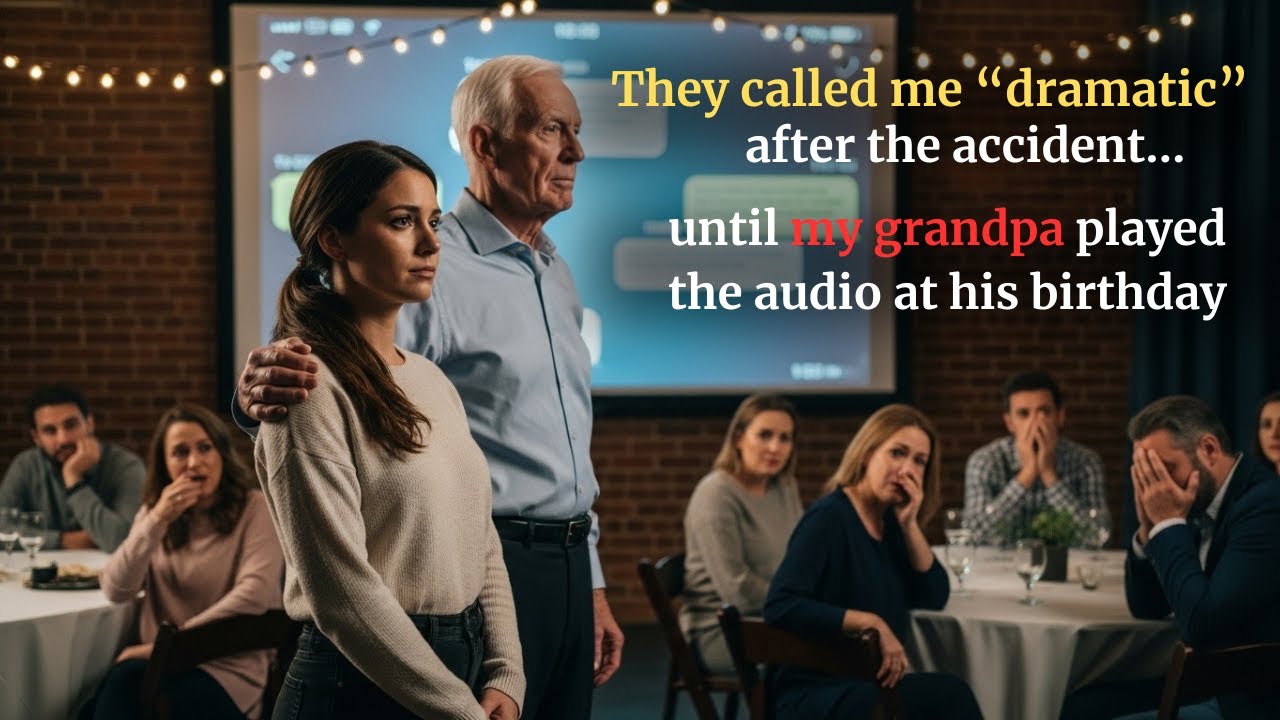 They called me "dramatic" after the accident… until my grandpa played the audio at his birthday