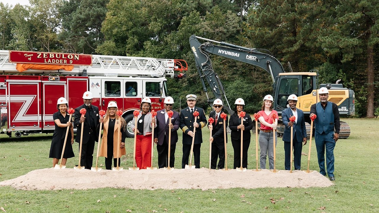 Zebulon Fire and EMS Station Groundbreaking - October 1, 2025