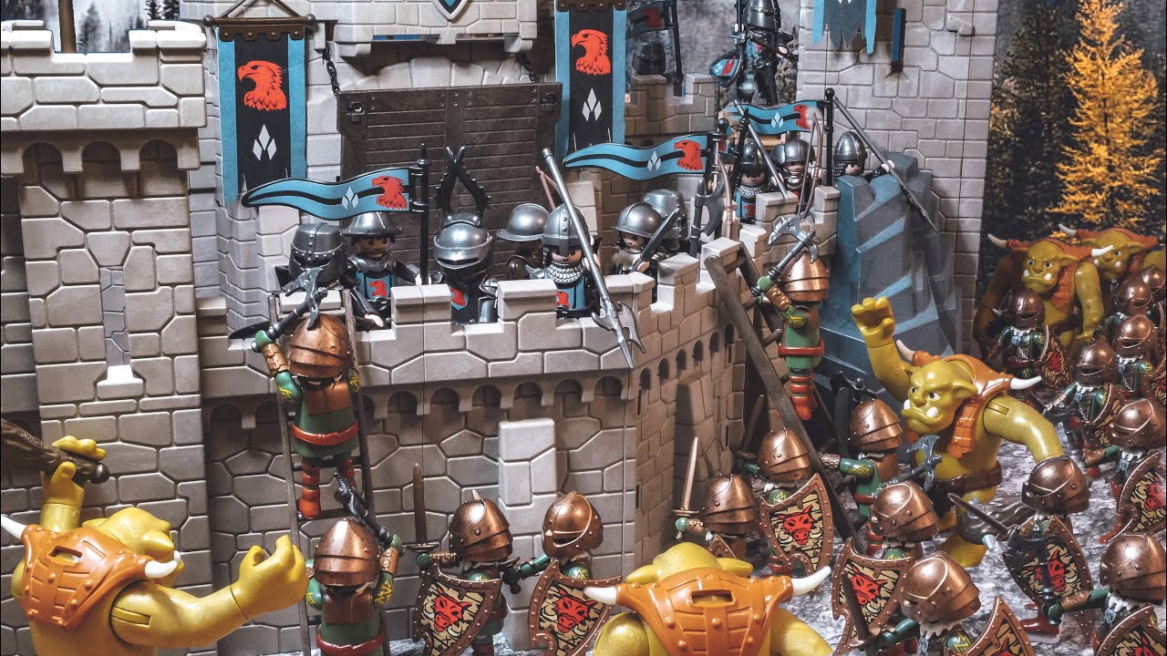 Playmobil Movie, Orcs are besieging the Falcon Castle