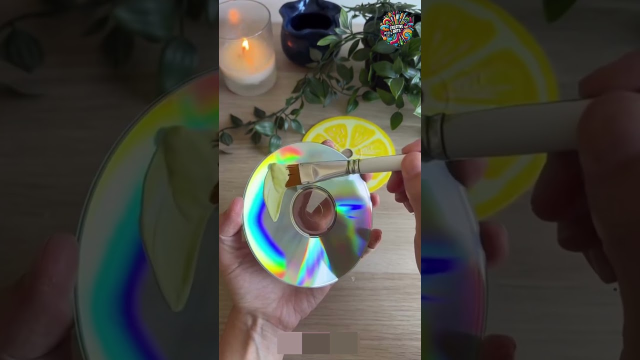DIY with Old DVD | Creative Recycling Ideas #cretivearts #DIYwithDVD #RecycleCraft #CreativeDIY