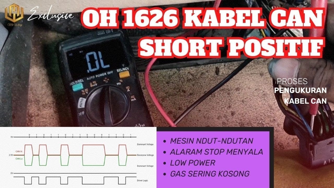 🔴OH 1526 Kabel CAN konslet , LOW power, G bisa di gas  @Mr.whay_electric