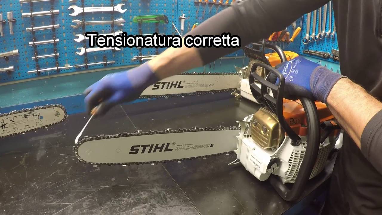 Corretto tensionamento catena