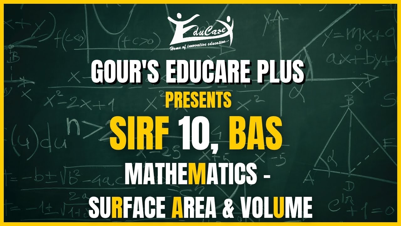 Class 10 CBSE Maths | Surface Areas & Volumes | Chapter in Just 10 Questions | Board Exam 2026