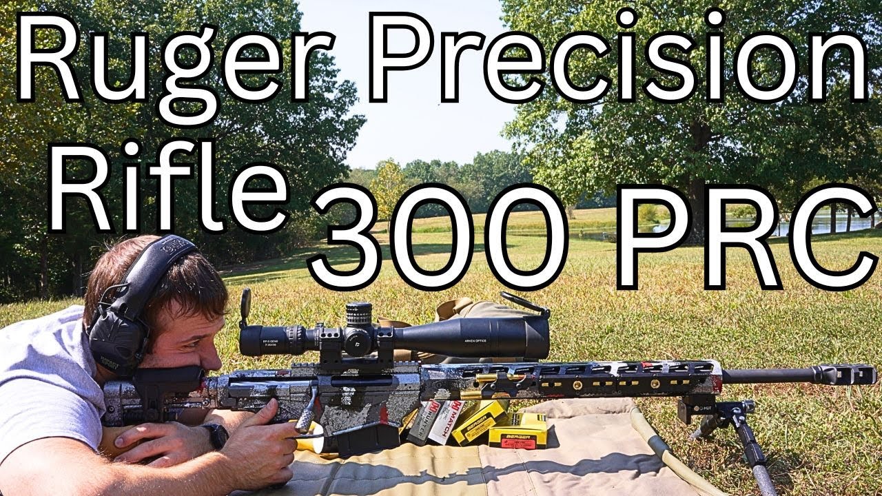 Тестирование точности заводских патронов Ruger 300 PRC: пули Berger 215/245, Weatherby 205 и Horn...
