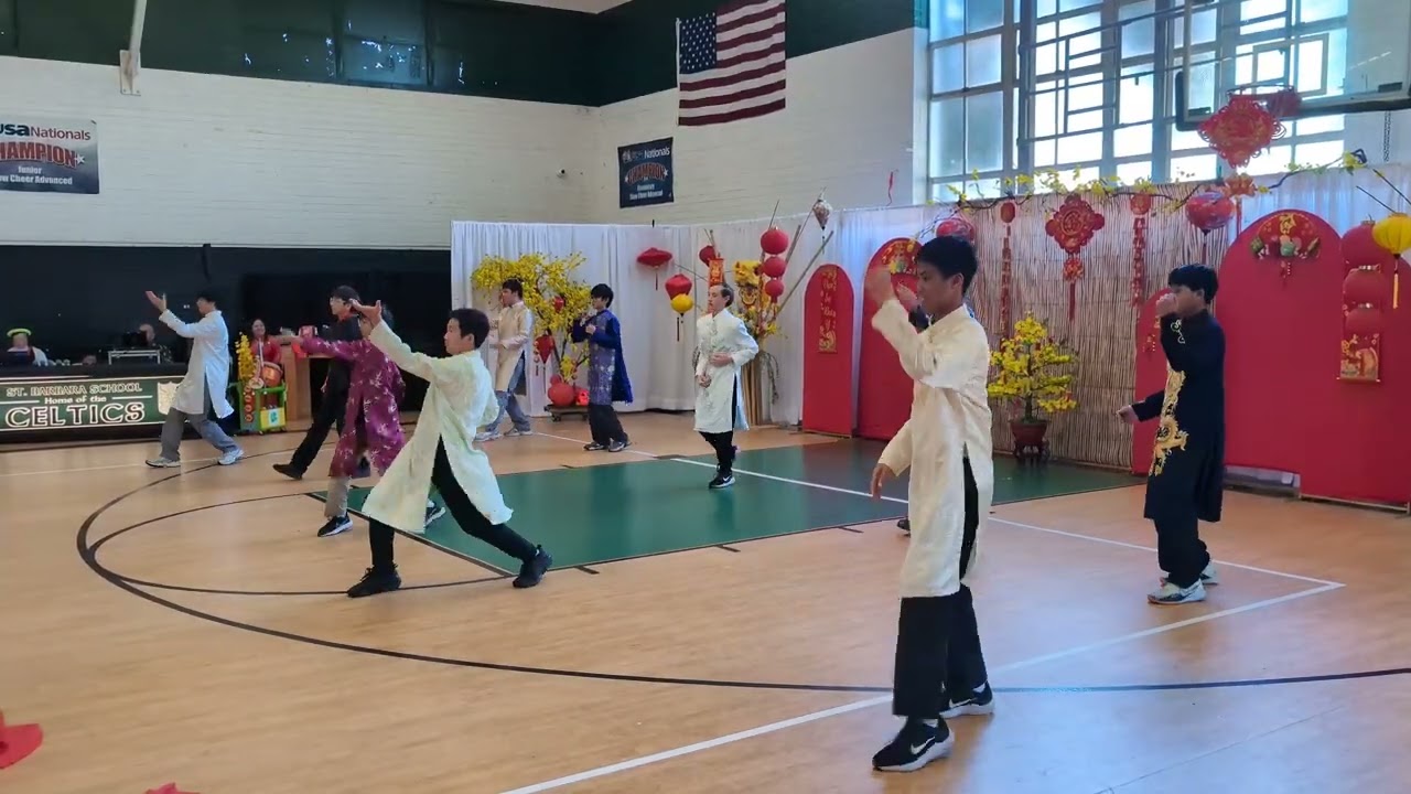8th Grade Boys' Dance Performance - St Barbara School's Tet Celebration 02/13/26